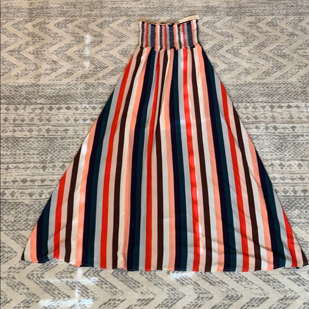VICI striped maxi dress